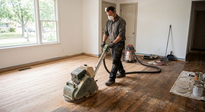 Ash Floor Refinishing in Alpharetta, GA