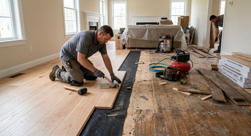 Finished Floor Installation in Fort Worth, TX