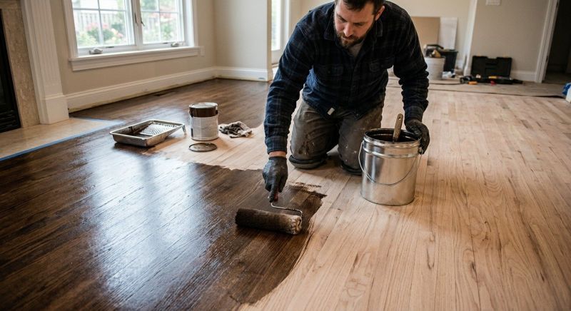 Floor Staining Service in Olathe, KS