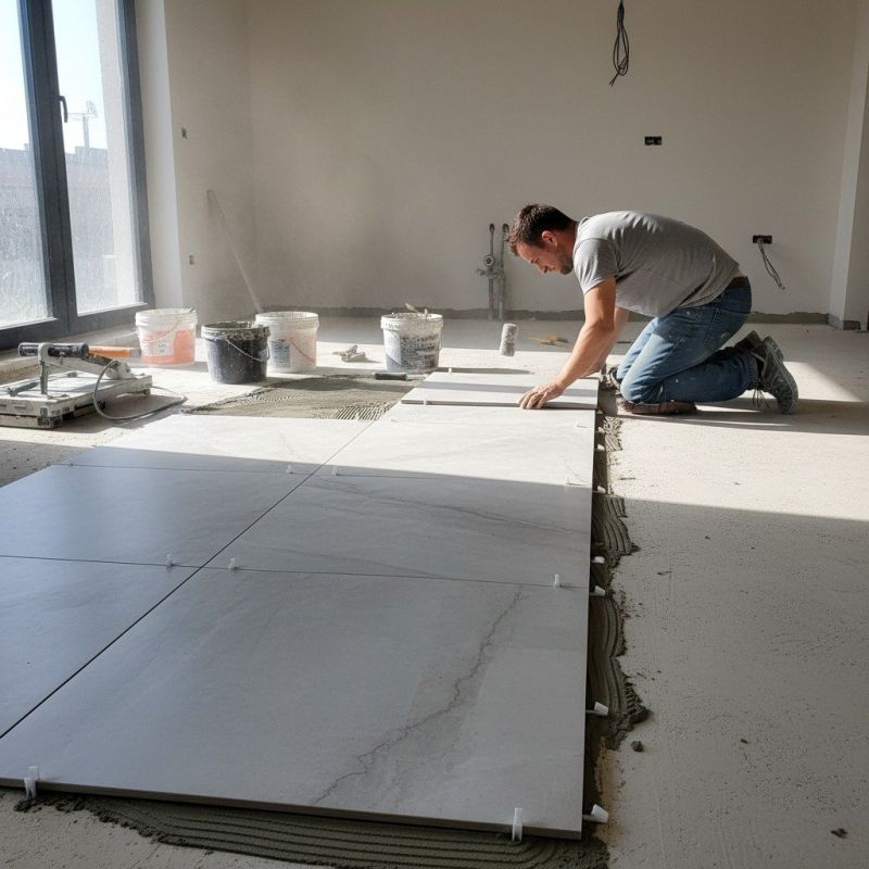 Slate Tile Floor Installation in Frederick, MD
