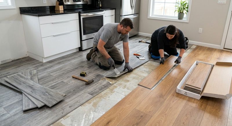 Vinyl Tile Installation in Fort Worth, TX